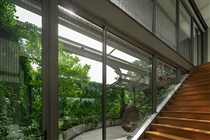 Glass panelled windows